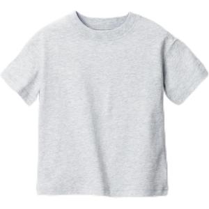 Unisex Kids Short-Sleeve Relaxed Tee(Light Heather Grey)