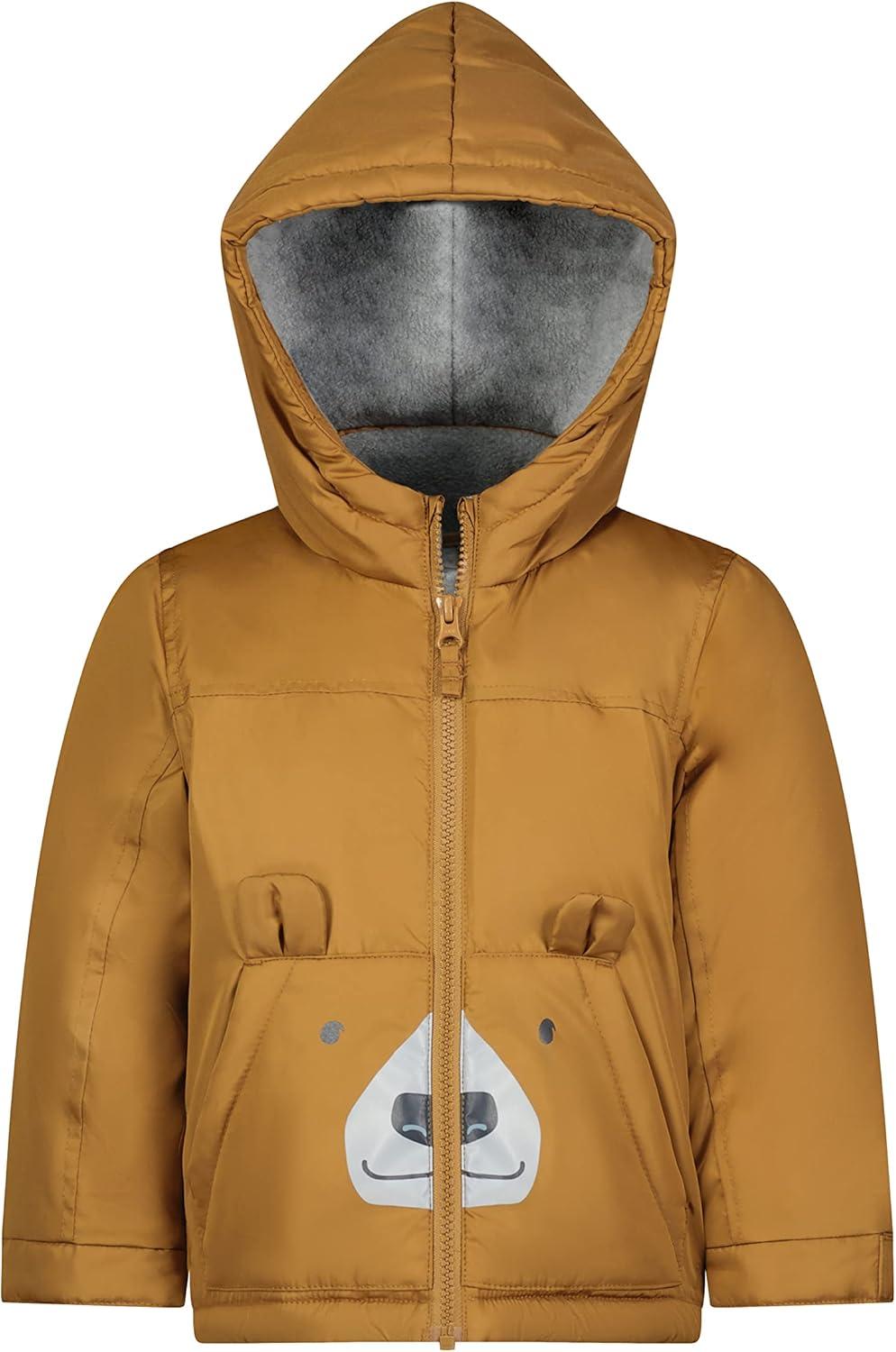 imageSimple Joys by Carters babyboys 2piece Snowsuit Set Winter Jacket and Skibib PantsLight Brown Bear