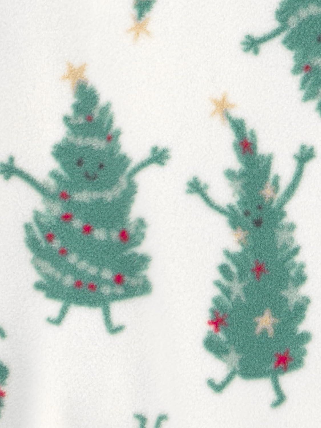 imageSimple Joys by Carters unisexbaby In 2pk Fleece Snp Santa TreesSanta Trees