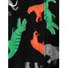 Simple Joys by Carter’s Kids’ Loose-fit Flame Resistant Fleece Footed Pajamas(Black Forest Animals/Dark Green Dinosaur)