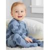 Simple Joys by Carter’s baby-boys 2-pack 2-way Zip Cotton Footed Sleep and Play(Dusty Blue Bear/Ivory Dinosaur)