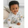 Simple Joys by Carter’s baby-boys 2-pack 2-way Zip Cotton Footed Sleep and Play(Dusty Blue Bear/Ivory Dinosaur)