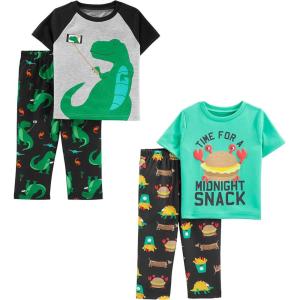Simple Joys by Carter’s boys 4-piece Polyester Pajama Set