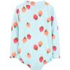 Simple Joys by Carter’s Baby Girls’ Long Sleeve Zipper One Piece Swimsuit(Blue Strawberries)