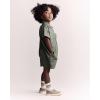 Baby Girls’ Day Out Romper(Olive Polka Dot)