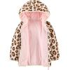Simple Joys by Carter’s Girls’ Baby and Toddler Girls’ Puffer Jacket(Beige Pink Leopard Print)