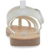 Simple Joys by Carter’s girls Freya Gladiator Sandal(White)