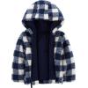 Simple Joys by Carter’s Baby Hooded Sherpa Jacket(Navy/Ivory)