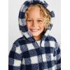 Simple Joys by Carter’s Baby Hooded Sherpa Jacket(Navy/Ivory)