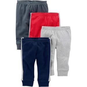 Simple Joys by Carter’s Baby 4-Pack Neutral Pant(Dark Blue/Dark Grey/Grey Heather/Red)