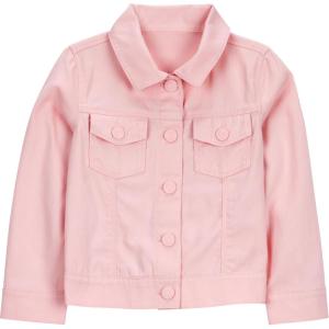 Simple Joys by Carter’s Baby Girls’ Denim Jacket(Pink Twill Jacket)