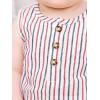 Simple Joys by Carter’s Baby Boys’ Button Rompers, Pack of 2(Navy/Red Stripe)