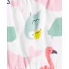 Simple Joys by Carter’s baby-girls 3-pack Romper, Sunsuit and Dress(Animals/Flowers/Flamingos)