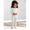 Simple Joys by Carter’s girls 6-piece Snug Fit Cotton Pajama Set(Grey Floral/Pink Stripe/White Strawberry)