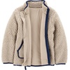 Simple Joys by Carter’s Baby Sherpa Jacket(Washed Khaki Brown)